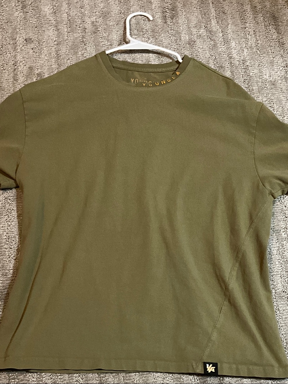 YoungLA Olive Green Short Sleeve Crewneck T-Shirt